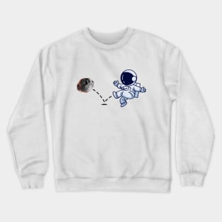 Astronaut plays Meteorite Soccer Crewneck Sweatshirt